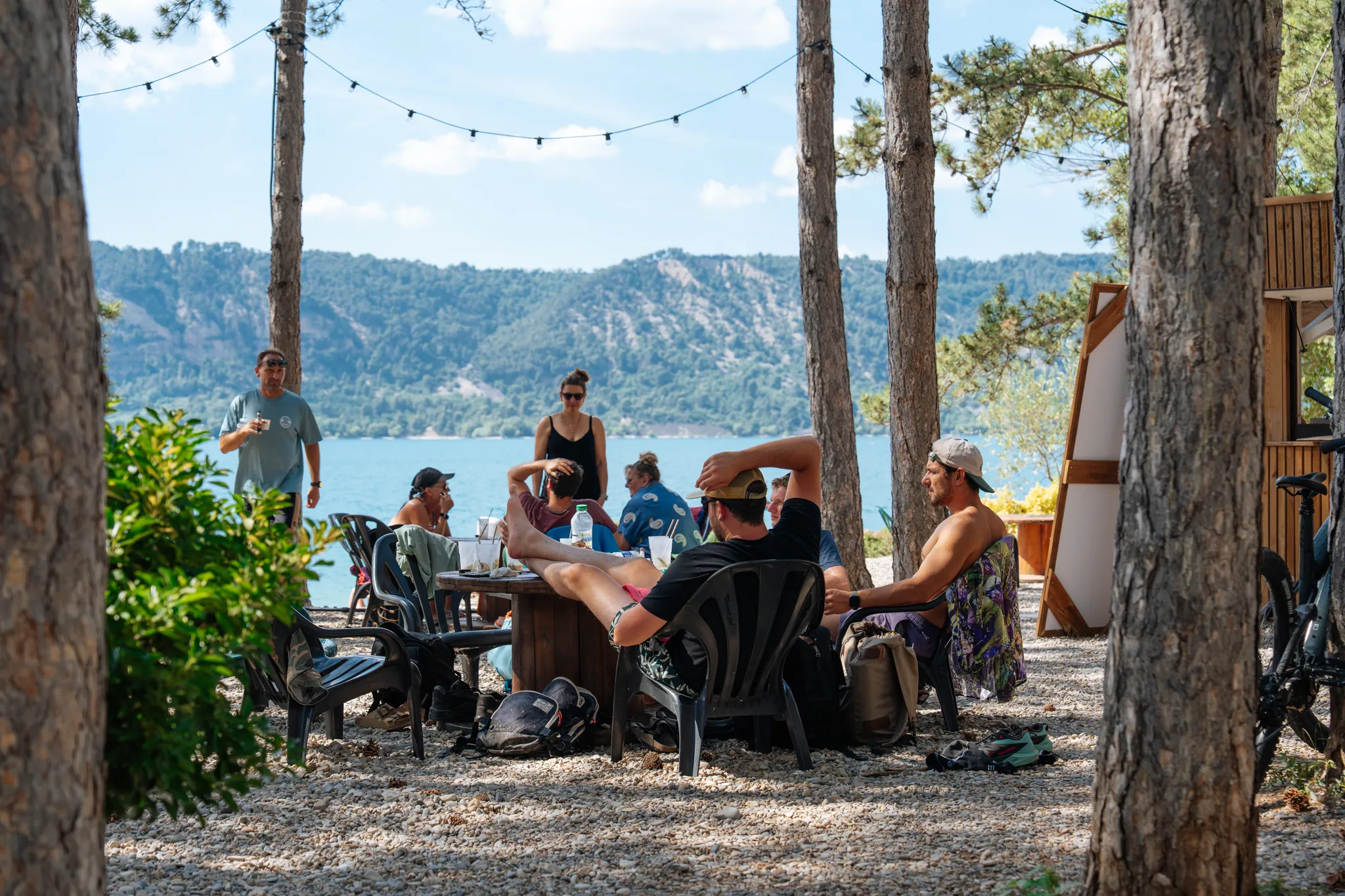 Concert au coucher de soleil au Surf Center - lac de Sainte-Croix
